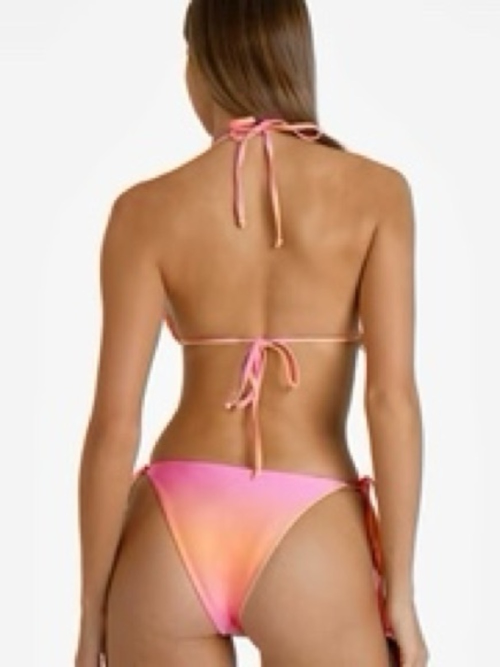 Blackbough Tye Die Pink Cheeky Bikini Top and Bottoms Sz L